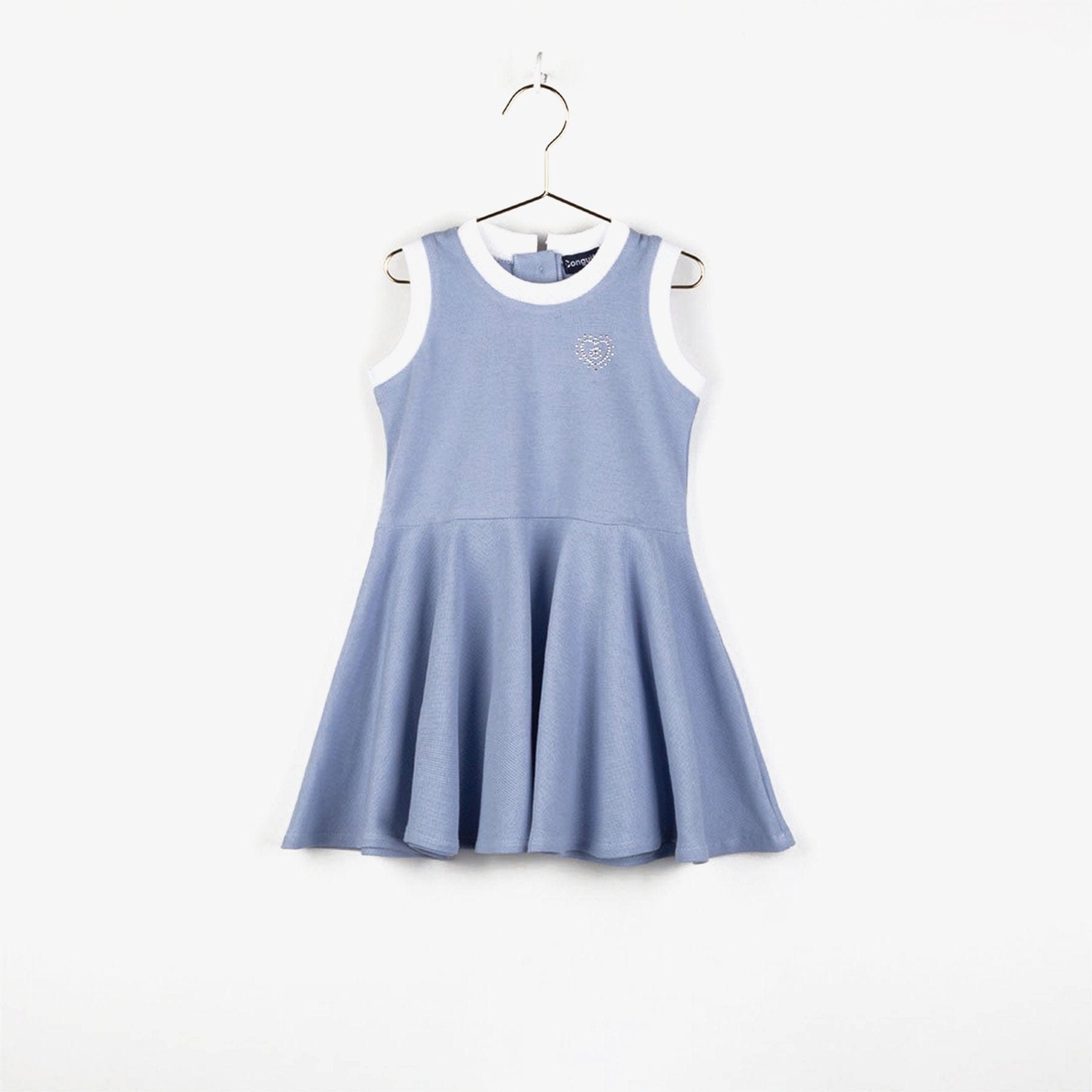 CONGUITOS TEXTIL Clothing Girl's Light Blue Skater Dress