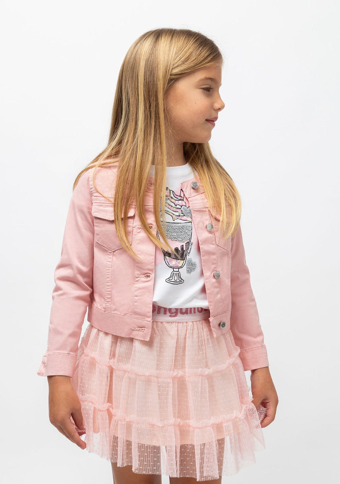 CONGUITOS TEXTIL Clothing Girl's Light Pink Jacket