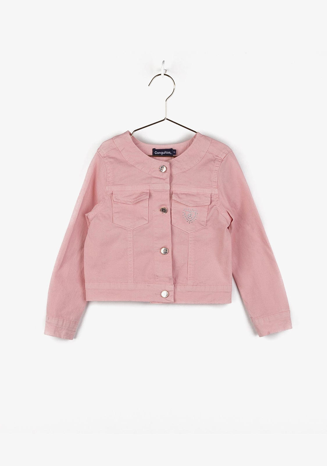 CONGUITOS TEXTIL Clothing Girl's Light Pink Jacket