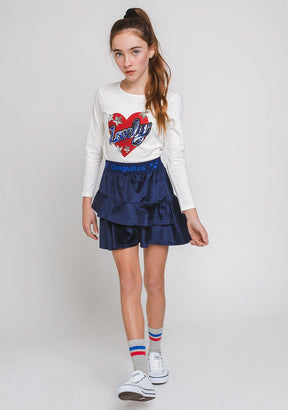 CONGUITOS TEXTIL Clothing Girl's "Lovely Heart" T-shirt
