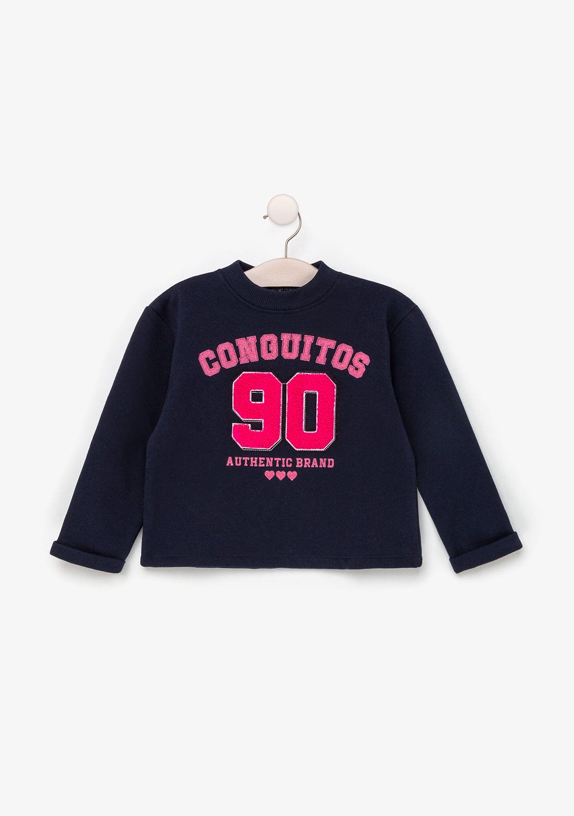 CONGUITOS TEXTIL Clothing Girl's Navy Conguitos Sweater