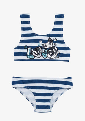 CONGUITOS TEXTIL Clothing Girl's Navy Mermaid Bikini