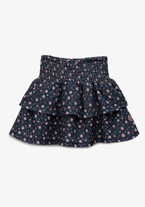 CONGUITOS TEXTIL Clothing Girl's Navy Print Flowers Skirt