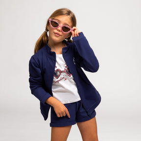 CONGUITOS TEXTIL Clothing Girl's Navy Sport Jacket