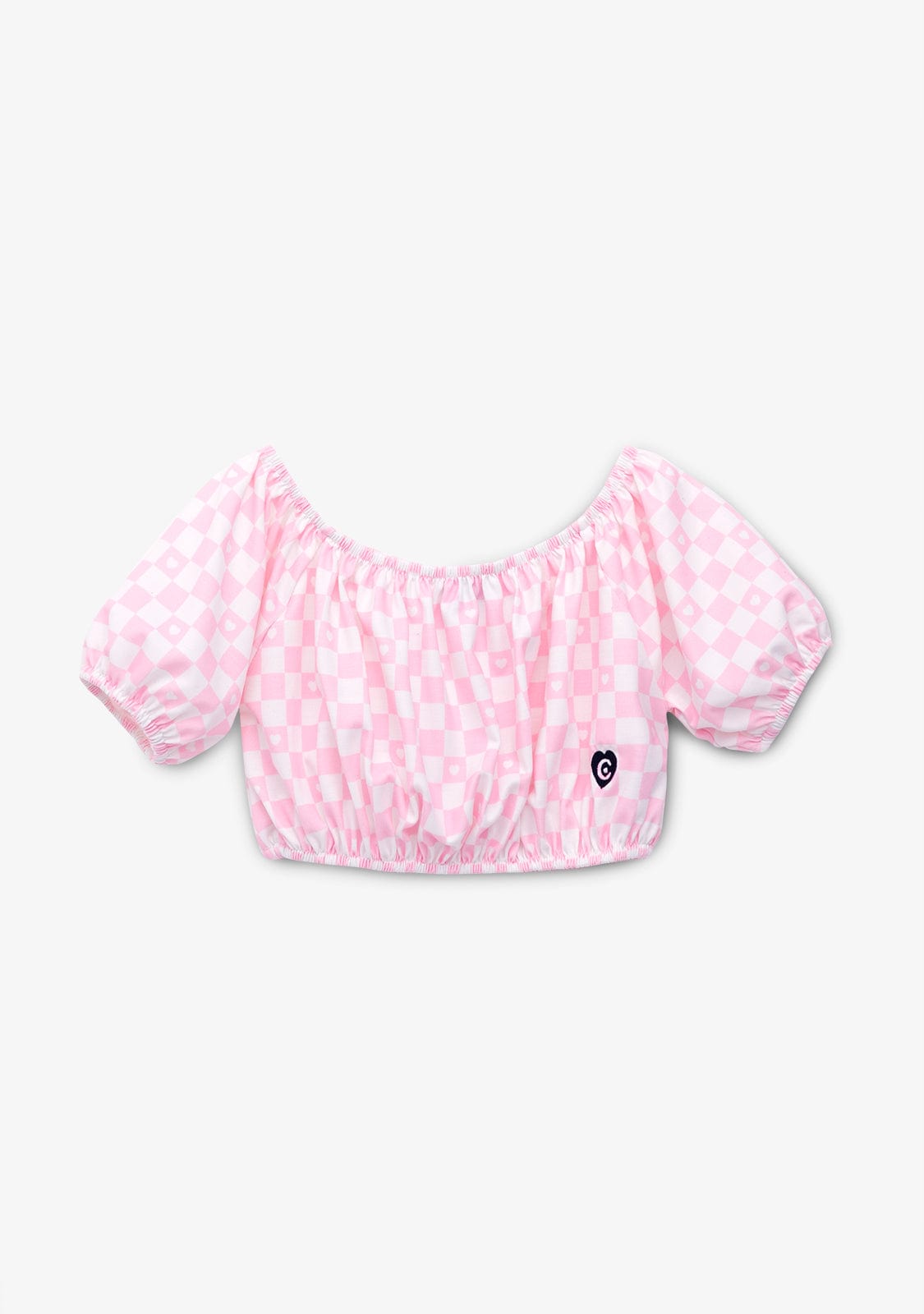 CONGUITOS TEXTIL Clothing Girl´s Pink Checkers Top
