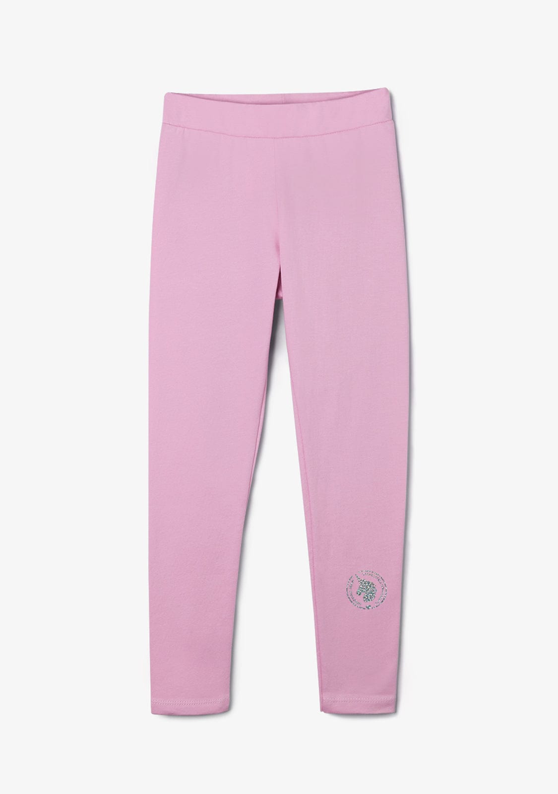 CONGUITOS TEXTIL Clothing Girl's Pink Cotton Leggings