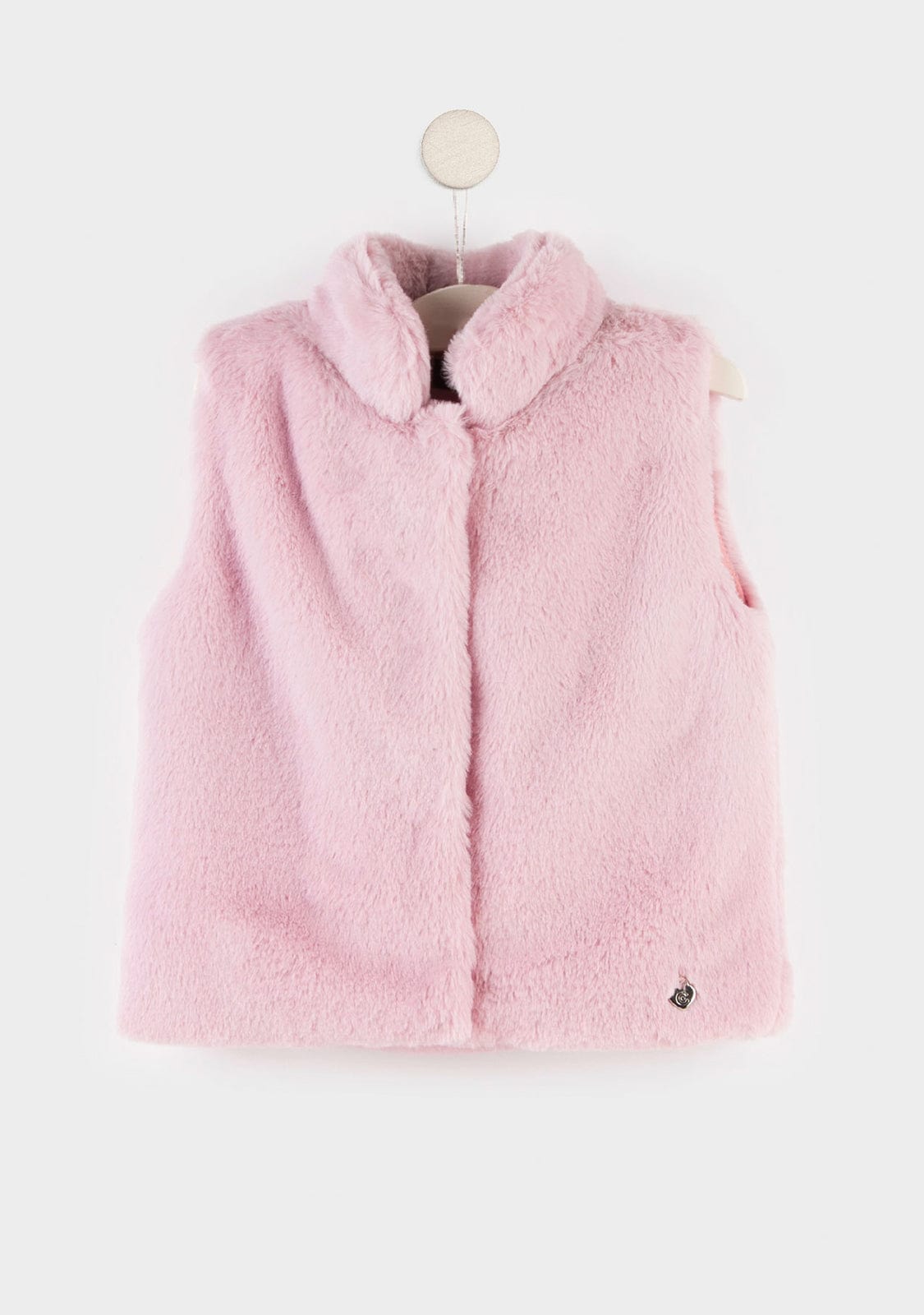 CONGUITOS TEXTIL Clothing Girl's Pink Fur Vest