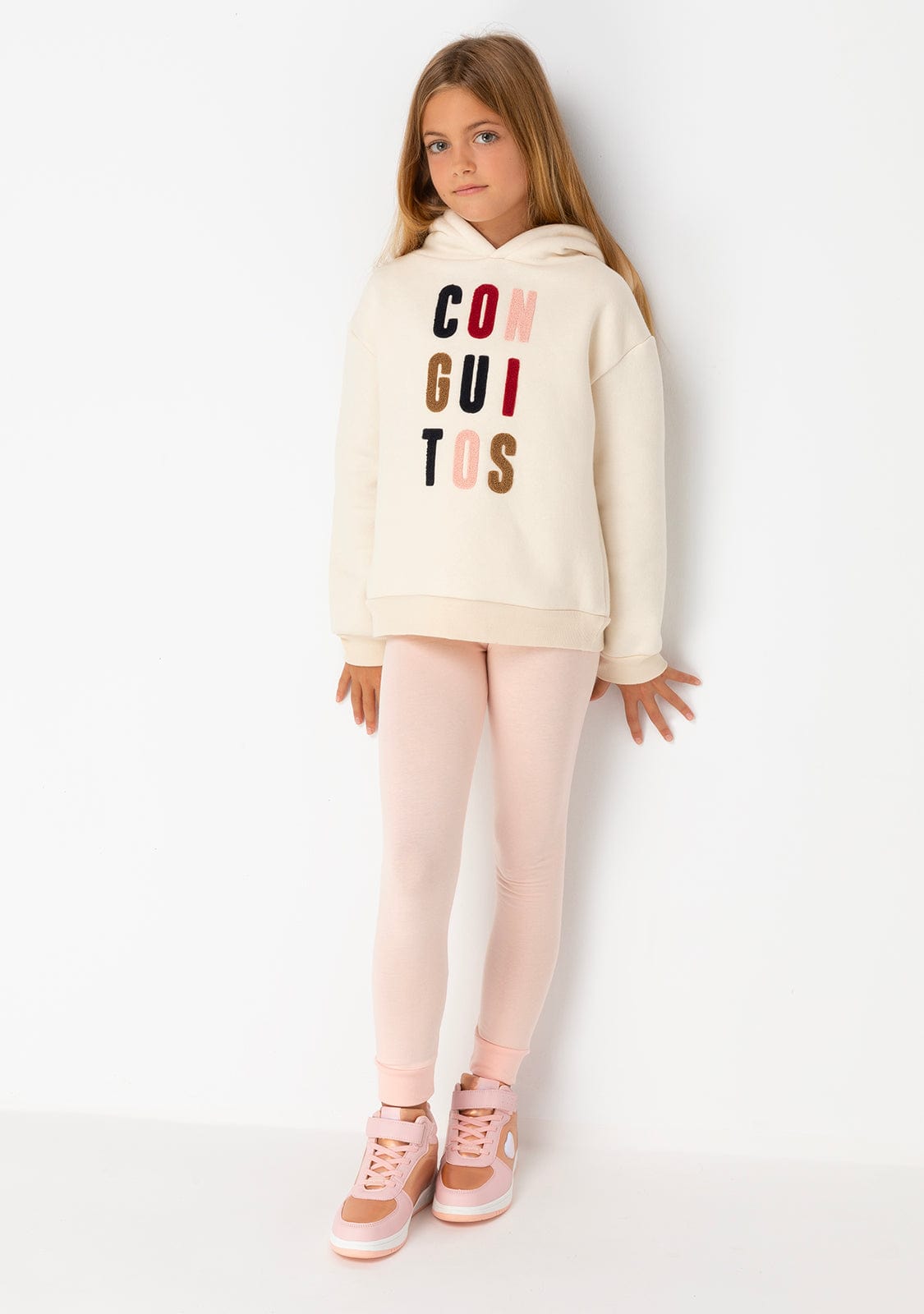 CONGUITOS TEXTIL Clothing Girl's Pink Jersey Joggers