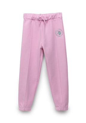 CONGUITOS TEXTIL Clothing Girl's Pink Plush Jogging Trousers