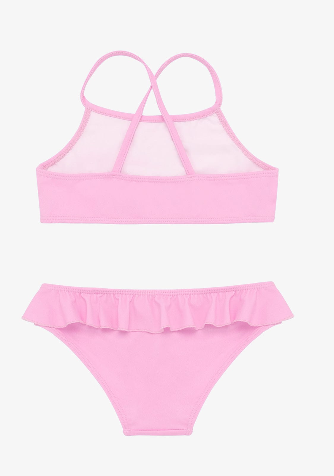 CONGUITOS TEXTIL Clothing Girl's Pink Ruffled Bikini