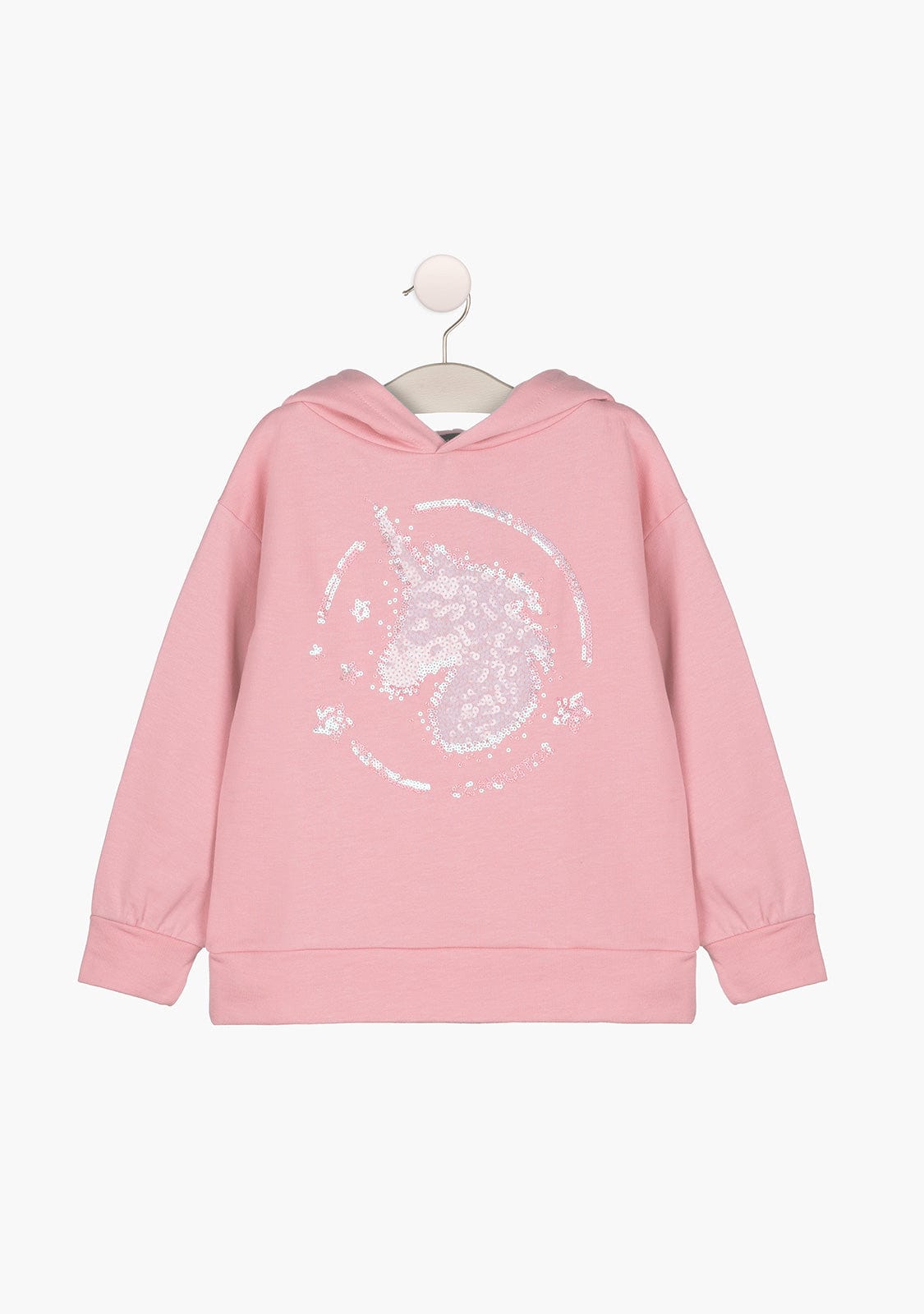 CONGUITOS TEXTIL Clothing Girl's Pink Unicorn Hoodie