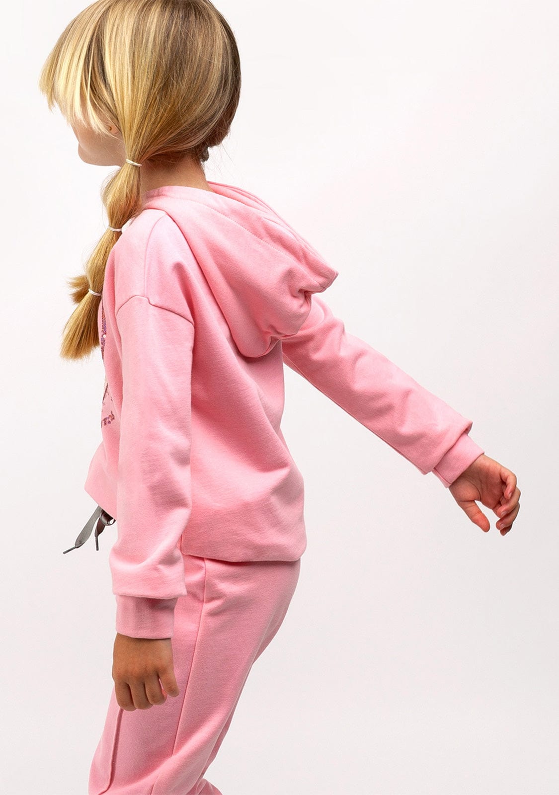 CONGUITOS TEXTIL Clothing Girl's Pink Unicorn Hoodie