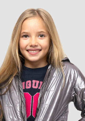 CONGUITOS TEXTIL Clothing Girl's Silver Anorak