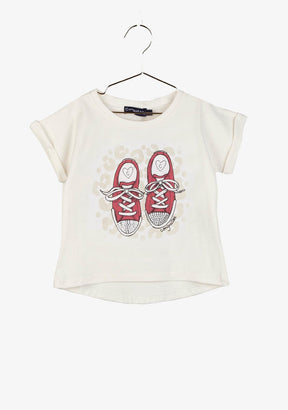 CONGUITOS TEXTIL Clothing Girl's "Sneakers" Conguitos T-Shirt