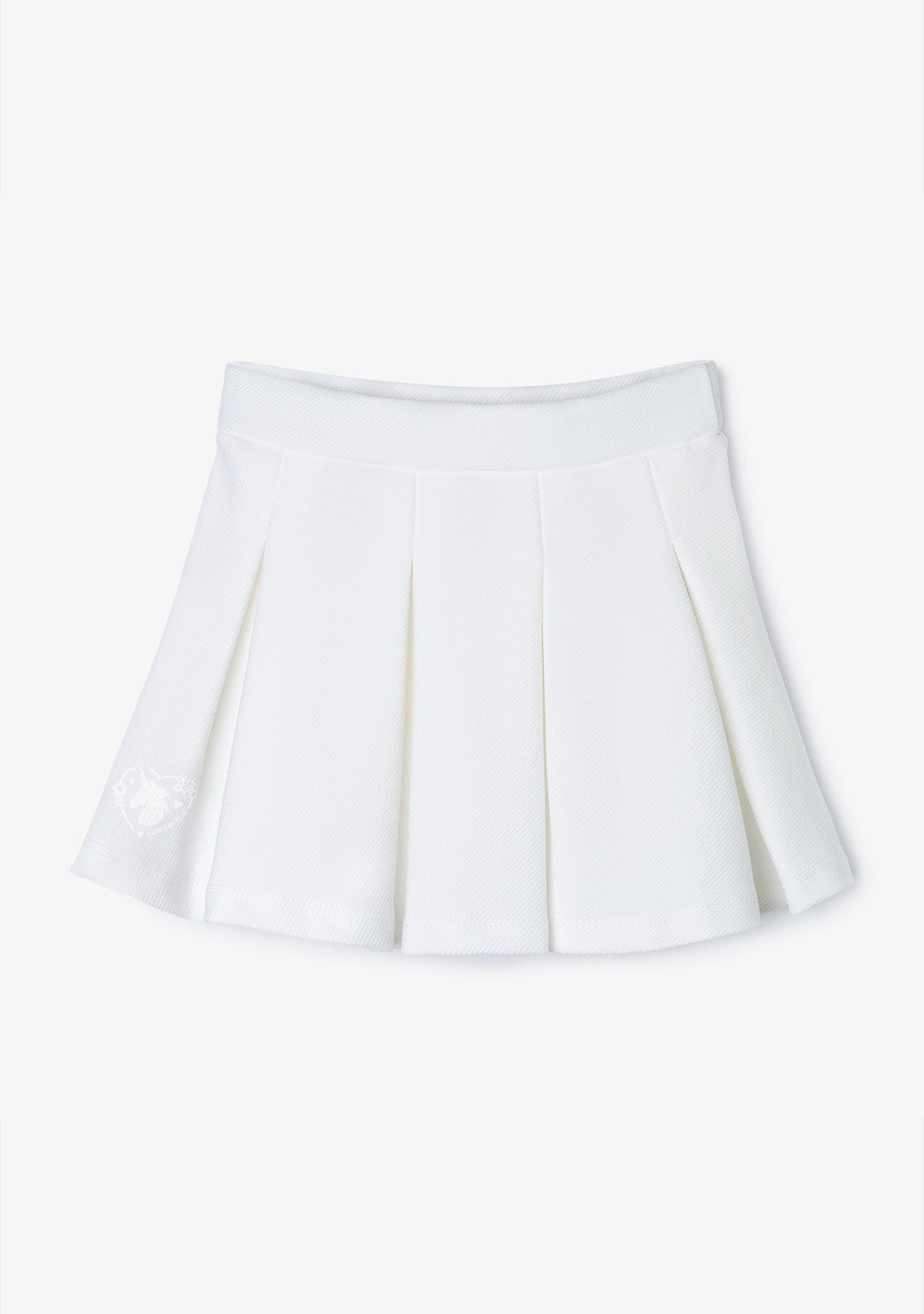 CONGUITOS TEXTIL Clothing Girl´s White Box Pleat Skirt