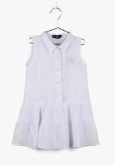 CONGUITOS TEXTIL Clothing Girl's White Shirtdress