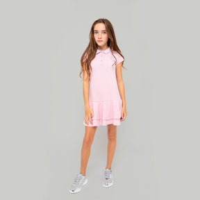CONGUITOS TEXTIL Clothing Girls Pink Polo Dress