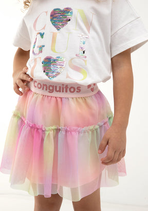 CONGUITOS TEXTIL FALDAS Multicolour Tulle Skirt