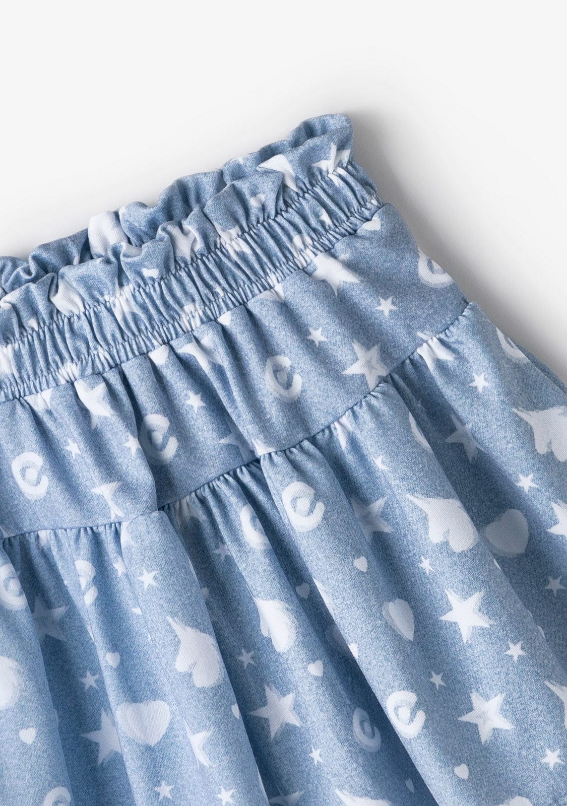 CONGUITOS TEXTIL FALDAS Unicorns Stars Blue Skirt