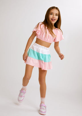 -PORTADA
CONGUITOS TEXTIL ROPA / CAMISETAS / MANGA CORTA Pink Shoulders T-Shirt
