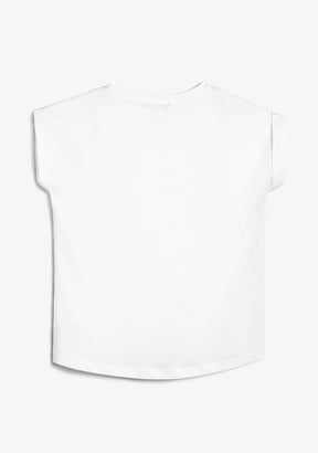 CONGUITOS TEXTIL ROPA / CAMISETAS / MANGA CORTA White Flower Bear T-Shirt