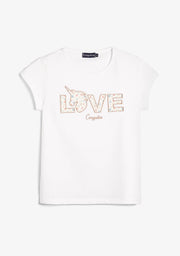 CONGUITOS TEXTIL ROPA / CAMISETAS / MANGA CORTA White Love T-Shirt