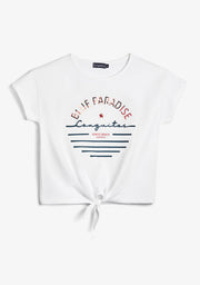 CONGUITOS TEXTIL ROPA / CAMISETAS / MANGA CORTA White Paradise T-Shirt