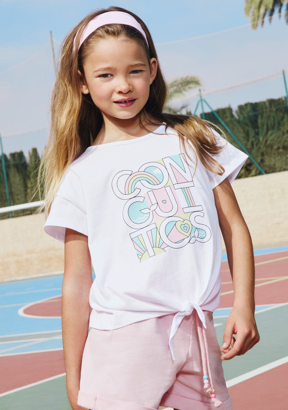 CONGUITOS TEXTIL ROPA / CAMISETAS / MANGA CORTA White Rainbow T-Shirt