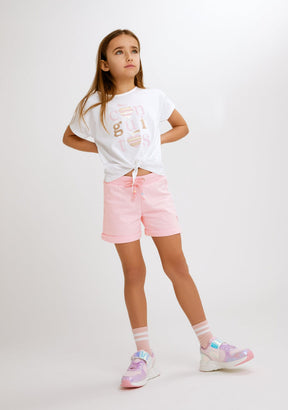 -PORTADA
CONGUITOS TEXTIL ROPA / CAMISETAS / MANGA CORTA White Sequins T-Shirt