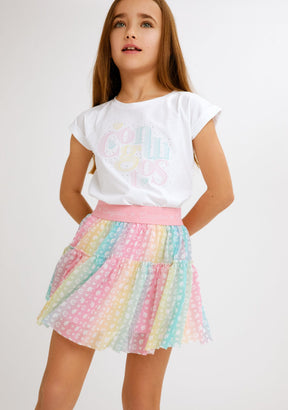 CONGUITOS TEXTIL ROPA / CAMISETAS / MANGA CORTA White Strass T-Shirt