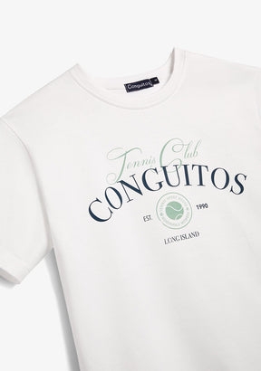 CONGUITOS TEXTIL ROPA / CAMISETAS / MANGA CORTA White Tennis T-Shirt