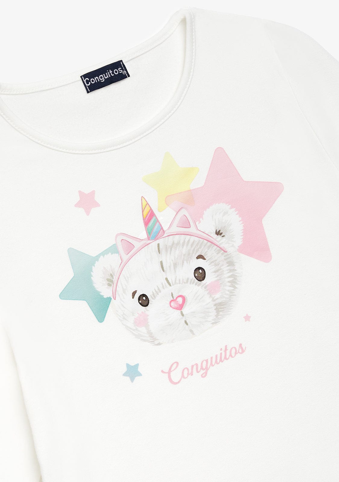 CONGUITOS TEXTIL ROPA / CAMISETAS / MANGA LARGA Off White Teddy Bear Stars T-Shirt