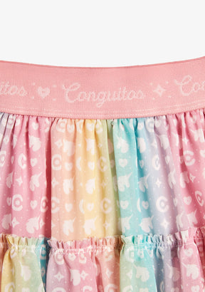 CONGUITOS TEXTIL ROPA / FALDAS Multicolour Tul Skirt