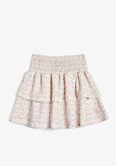 CONGUITOS TEXTIL ROPA / FALDAS White Flowers Skirt
