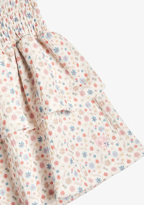 CONGUITOS TEXTIL ROPA / FALDAS White Flowers Skirt