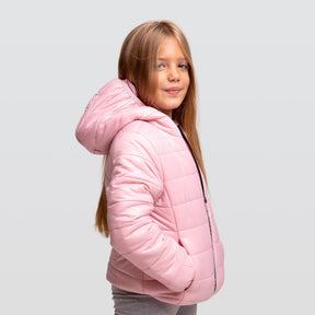 CONGUITOS TEXTIL ROPA Girl's Pink Recycled Reflectant Anorak