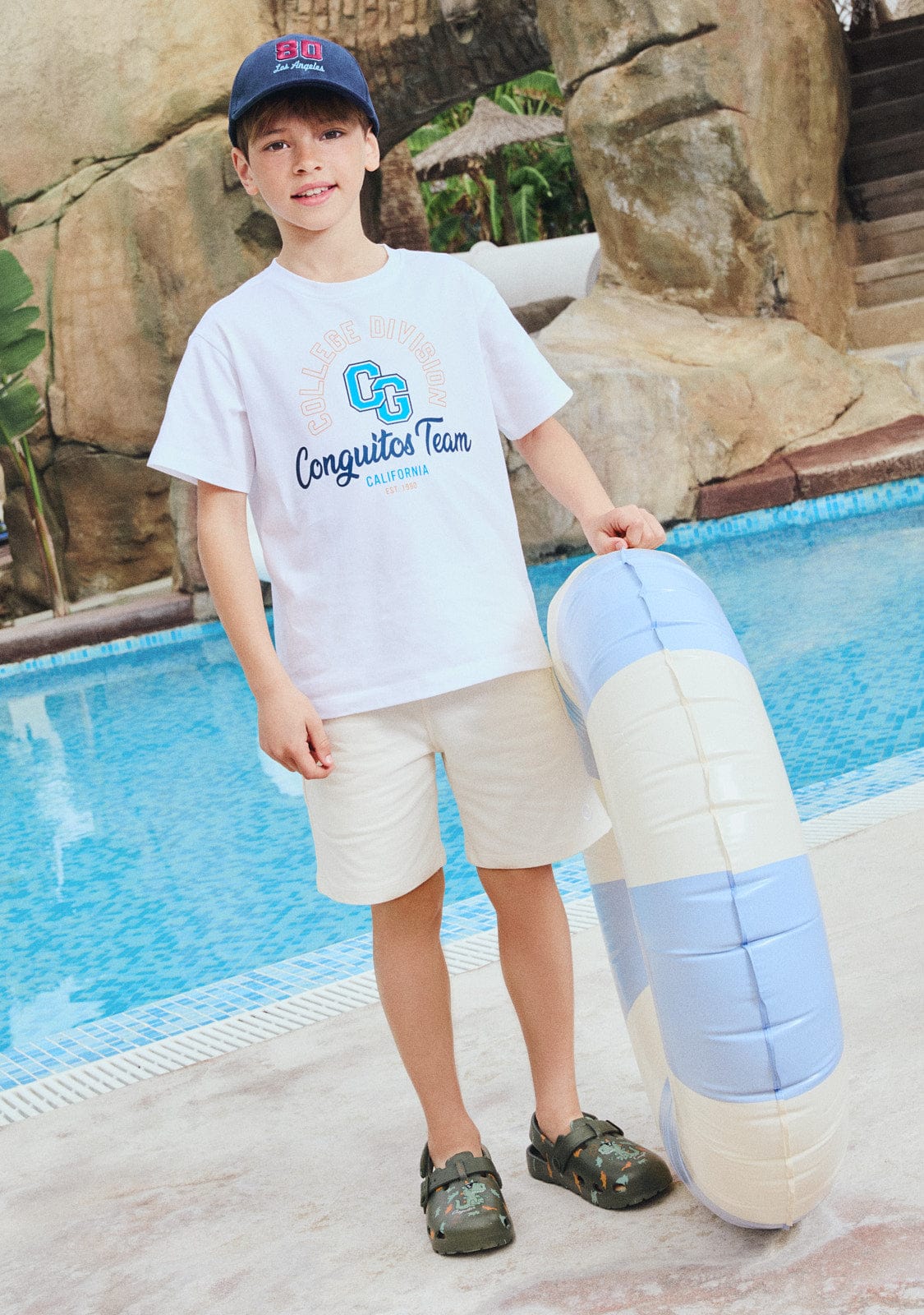 CONGUITOS TEXTIL ROPA / PANTALONES / CORTOS Beige Basic Shorts