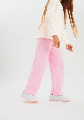 CONGUITOS TEXTIL ROPA / PANTALONES / LARGOS Pink Plush Joggers