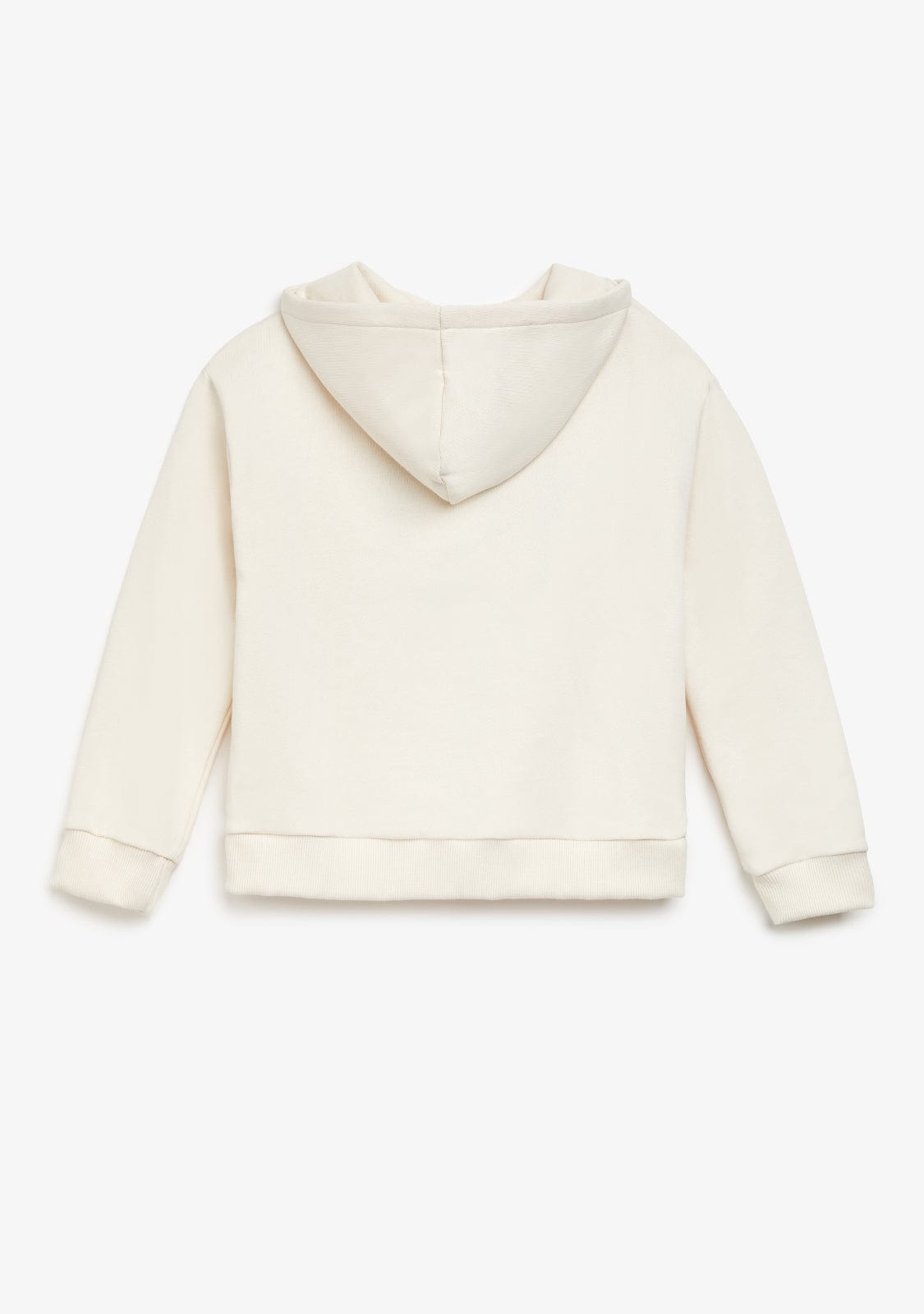 CONGUITOS TEXTIL ROPA / SUDADERAS / SUDADERAS CON CAPUCHA Beige Embroidery 'C' Hoodie