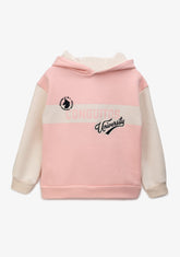 CONGUITOS TEXTIL ROPA / SUDADERAS / SUDADERAS CON CAPUCHA Girl's Pink University Hoodie
