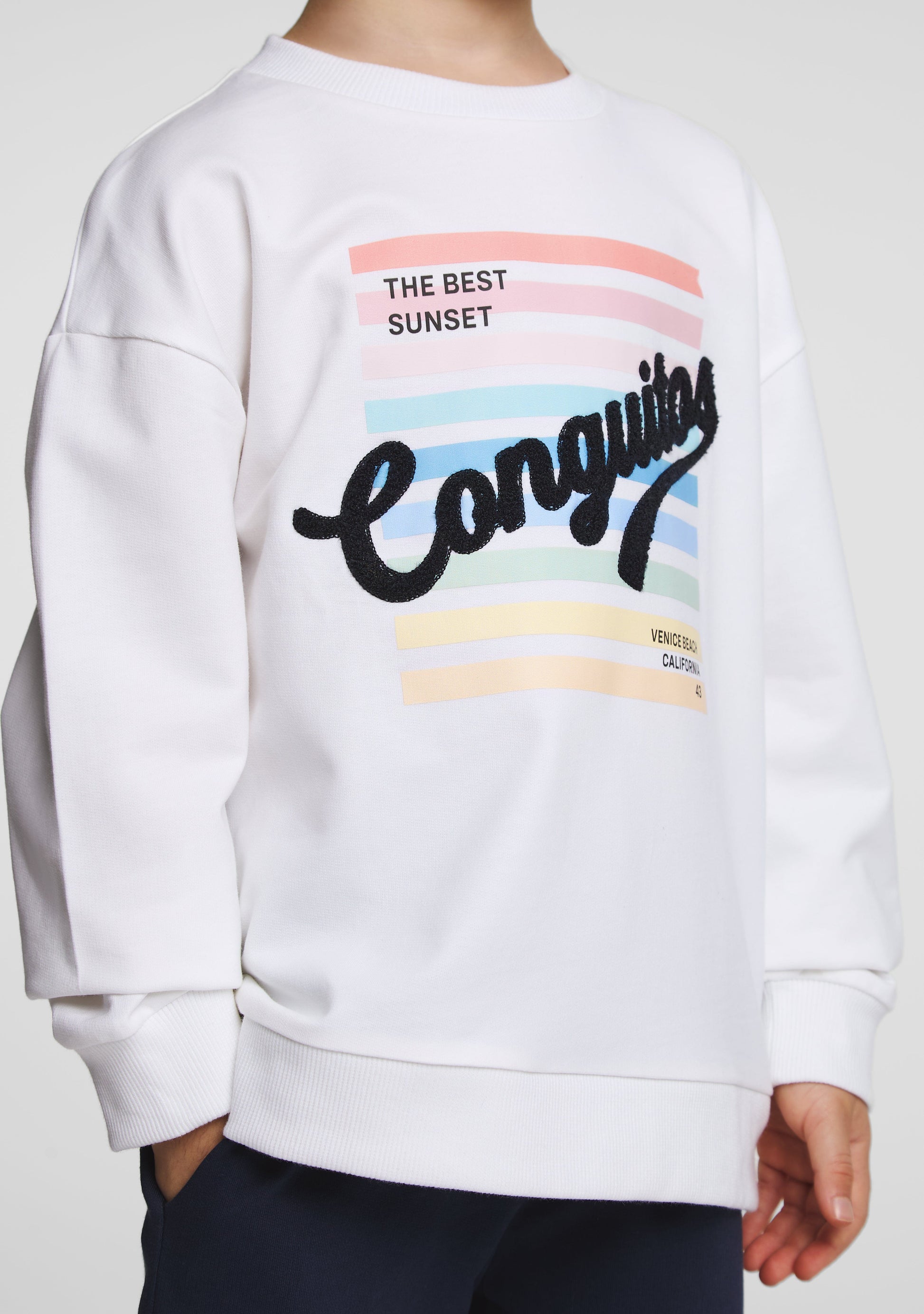 CONGUITOS TEXTIL ROPA / SUDADERAS / SUDADERAS SIN CAPUCHA White Sunset Sweatshirt