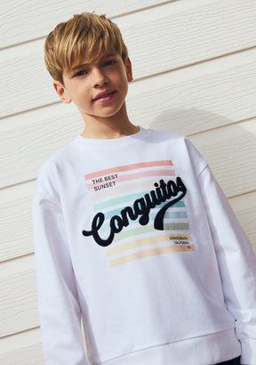 CONGUITOS TEXTIL ROPA / SUDADERAS / SUDADERAS SIN CAPUCHA White Sunset Sweatshirt