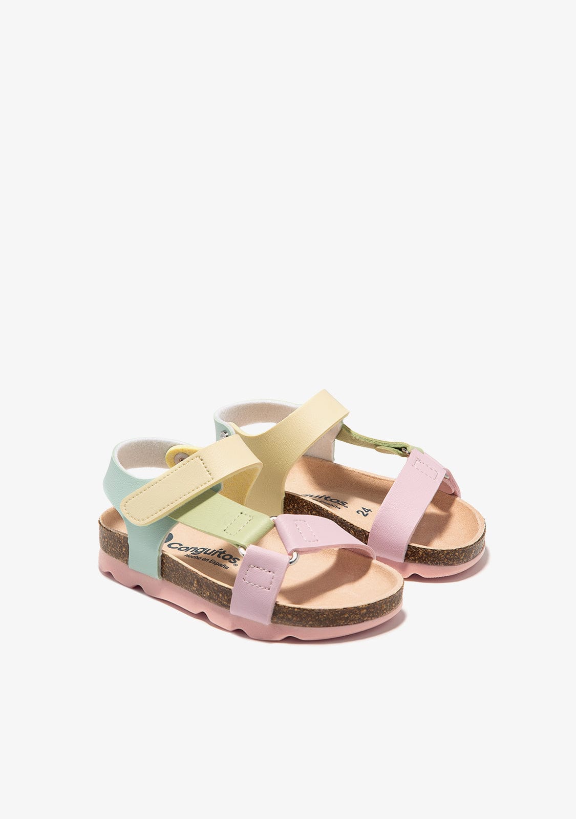 CONGUITOS TIRAS Pink Bio Sandals