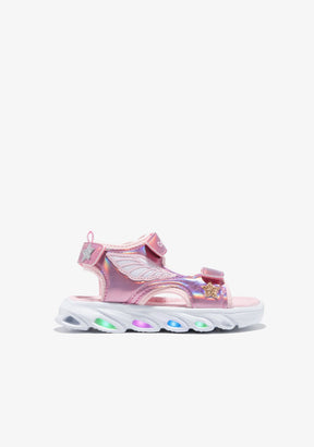 CONGUITOS TIRAS Pink With Lights Sport Sandals