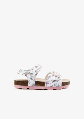 CONGUITOS TIRAS White Unicorns Sandals