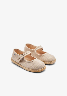 CONGUITOS ZAPATOS / ALPARGATAS Gold Sack Buckle Espadrilles