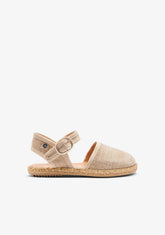 CONGUITOS ZAPATOS / ALPARGATAS Gold Wire Buckle Espadrilles