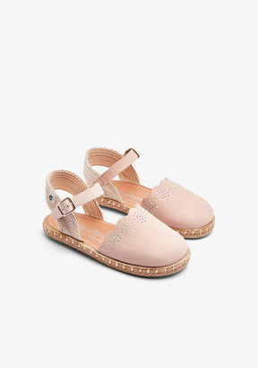 CONGUITOS ZAPATOS / ALPARGATAS Pink Micro Buckle Espadrilles