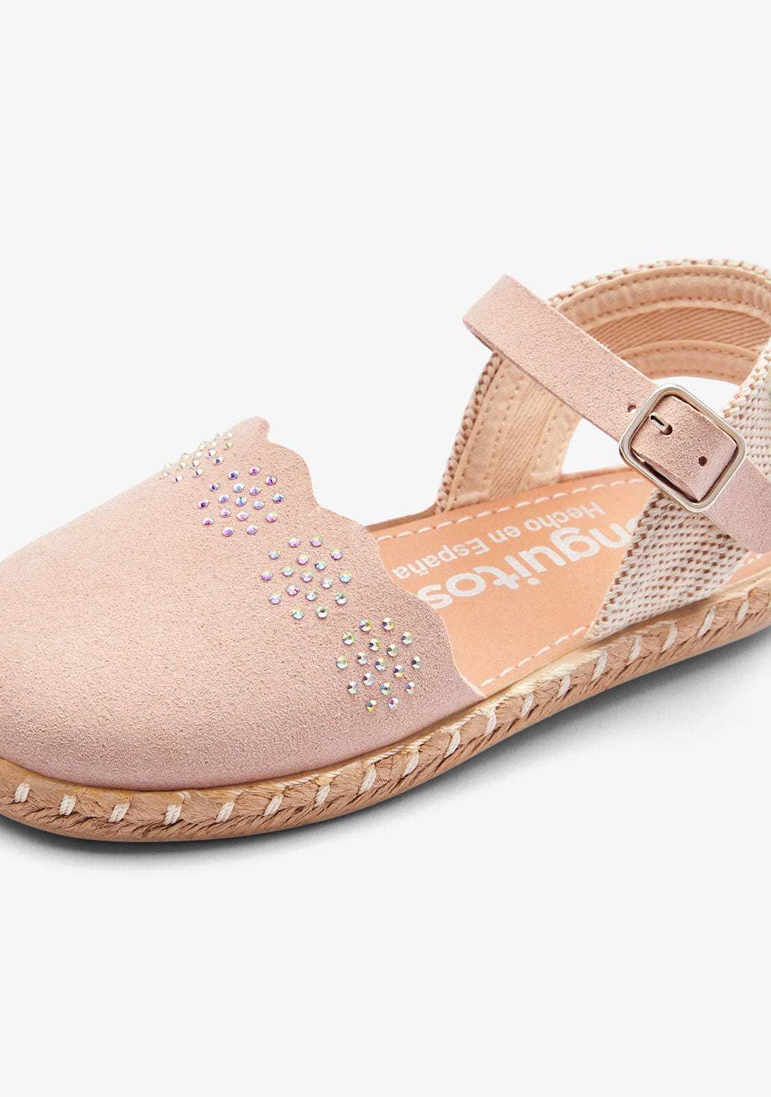 CONGUITOS ZAPATOS / ALPARGATAS Pink Micro Buckle Espadrilles