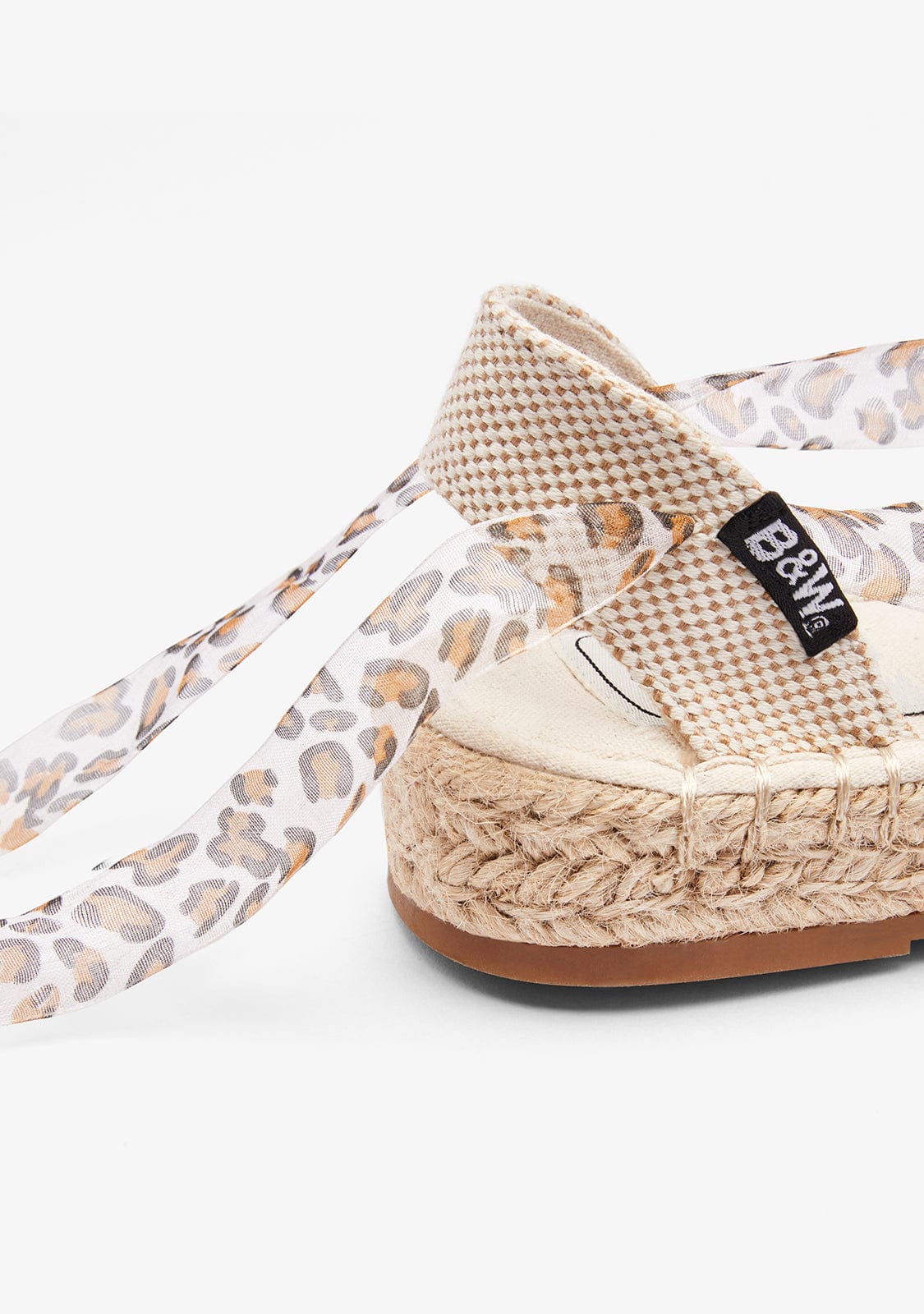 CONGUITOS ZAPATOS / ALPARGATAS White Laces Espadrilles
